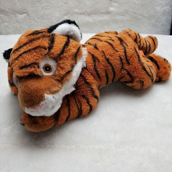 Wild Republic EcoKins Tiger Cub Stuffed Plush Animal 8" Eco Friendly - Picture 1 of 9